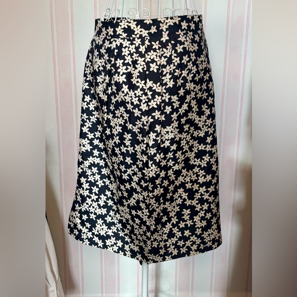 Saint Laurent Floral Silk Skirt Charlotte York AJLT - Sex And The City